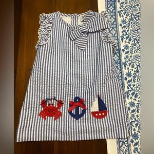 Adorable 4th of July dress 6 months EUC